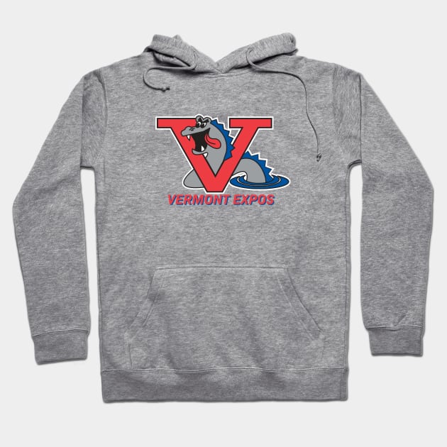 Vermont Expos Minor League Baseball 1993 Hoodie by LocalZonly